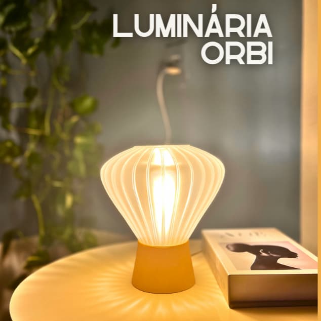 LUMINÁRIA ORBI -  +  abajur de mesa moderno