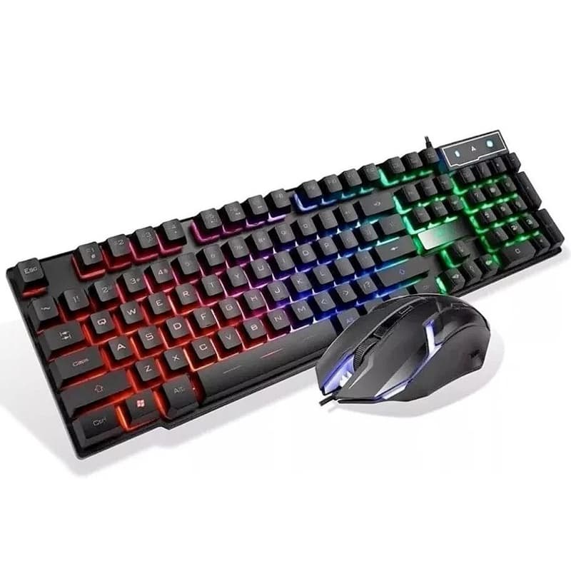 Teclado Gamer Mouse Gamer Seisa Dn-k77 Led Rgb Gamer