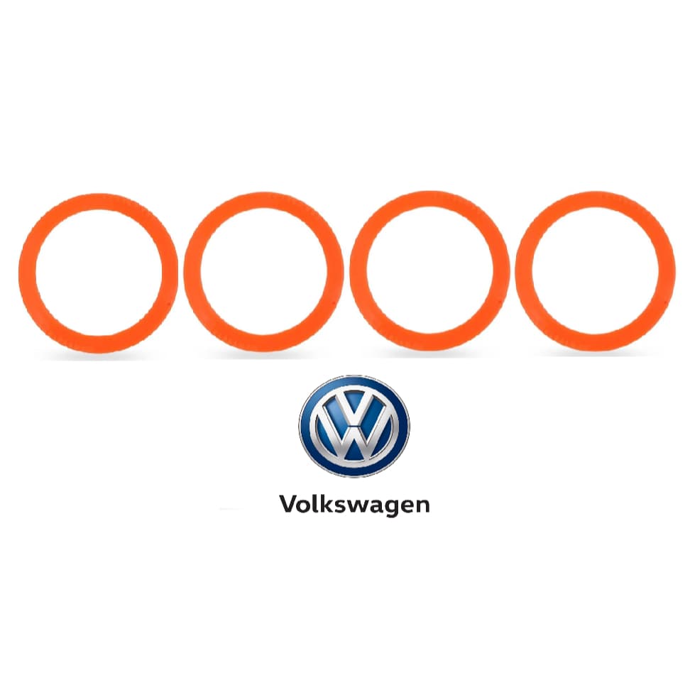 Kit 4 Anel Centralizador Volkswagen De Rodas Esportiva Liga VW Leve 73,0mm