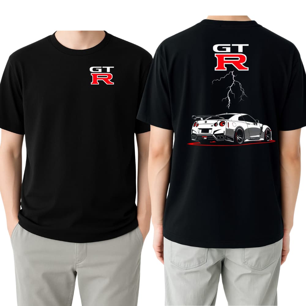 CAMISETA  ESTAMPADA  NISSAN GTR R35  100% ALGODÃO