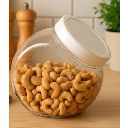 Pote Baleiro 1L Redondo Porta Doces Biscoitos Multiuso