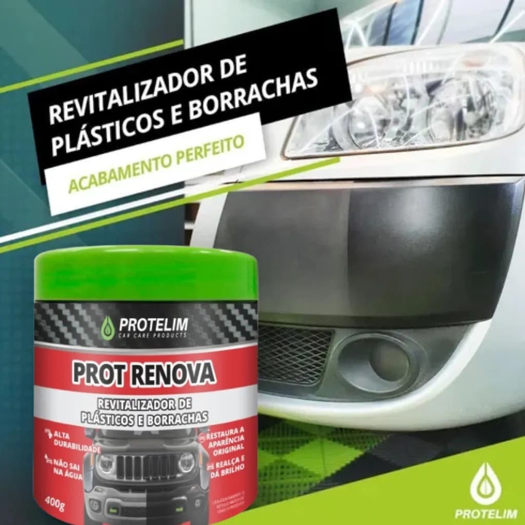 Revitalizador De Plásticos 400g Prot Renova - Protelim