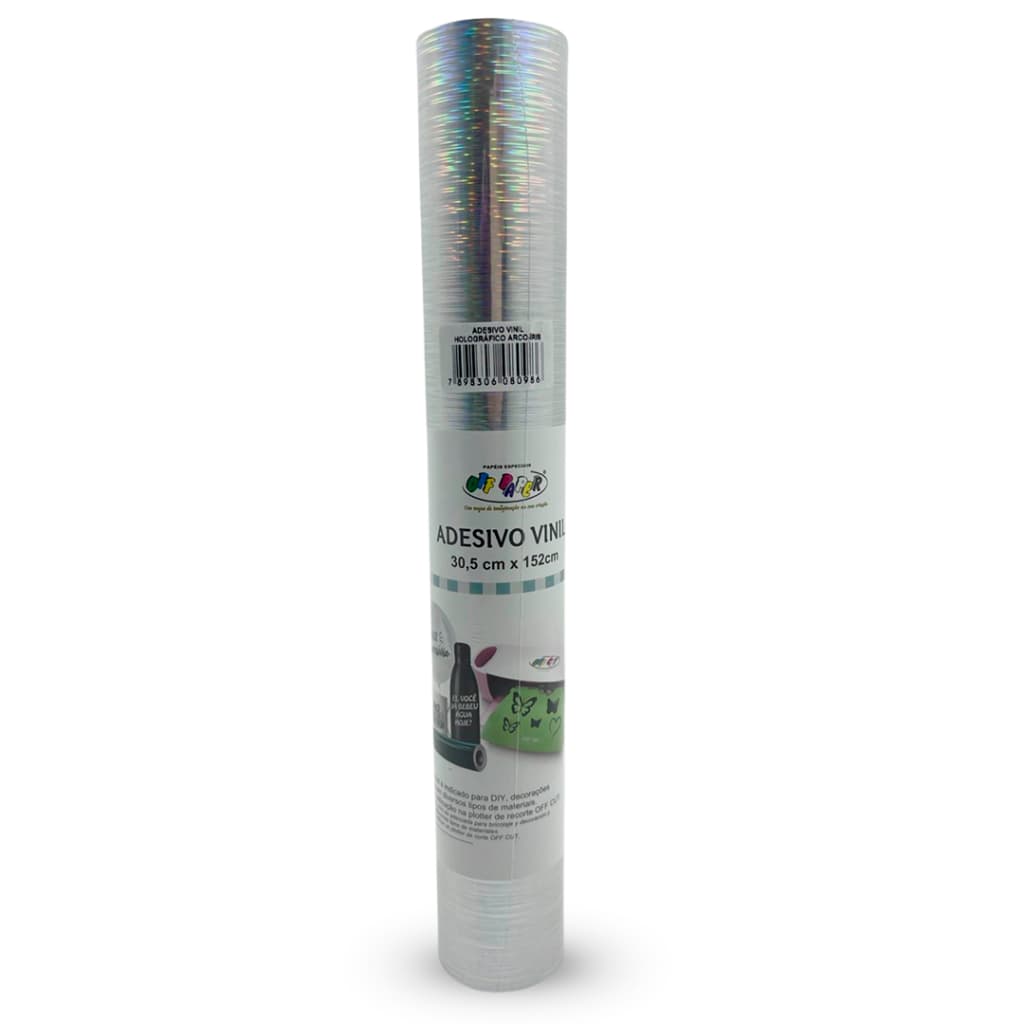 Adesivo Vinil para Plotter de Recorte Off Cut 30,5cm x 152cm Autocolante Decoração Artesanato