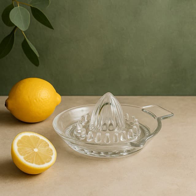 Espremedor de Frutas 14cm x 13,5cm x 7cm Cristal - Lyor