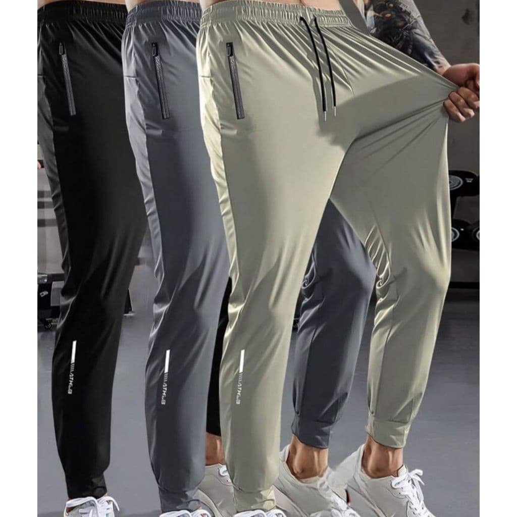 Calça Masculina Tactel Jogger leve Esportiva Academia Slim Treino Elastanizada