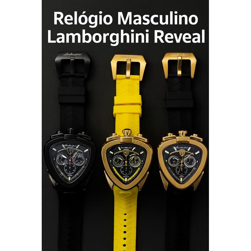 Relógio Masculino Lamborghini Luxo 100% Funcional | Design Exclusivo, Casual e Sofisticado