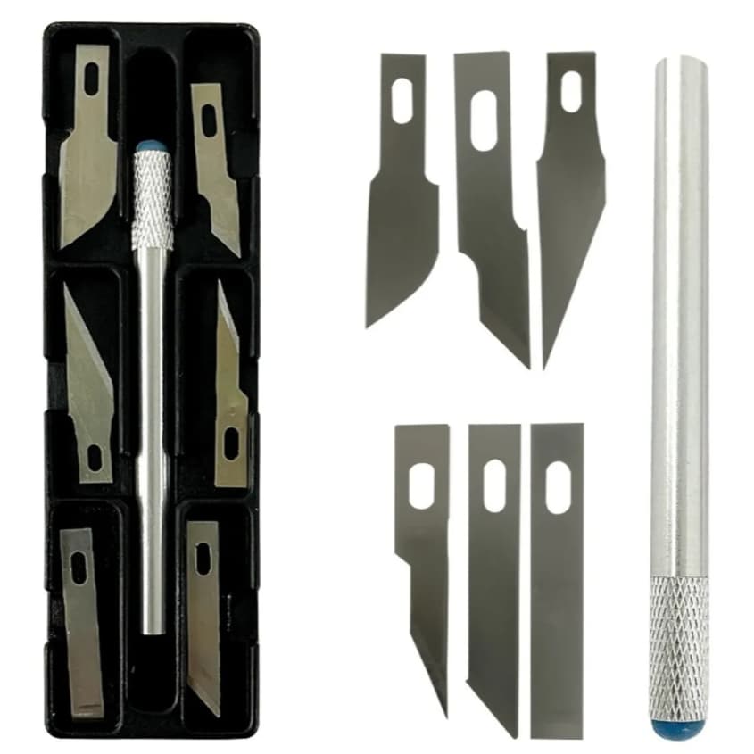 Kit Estilete de Precisão 7 Peças - Para Diversos Trabalhos
