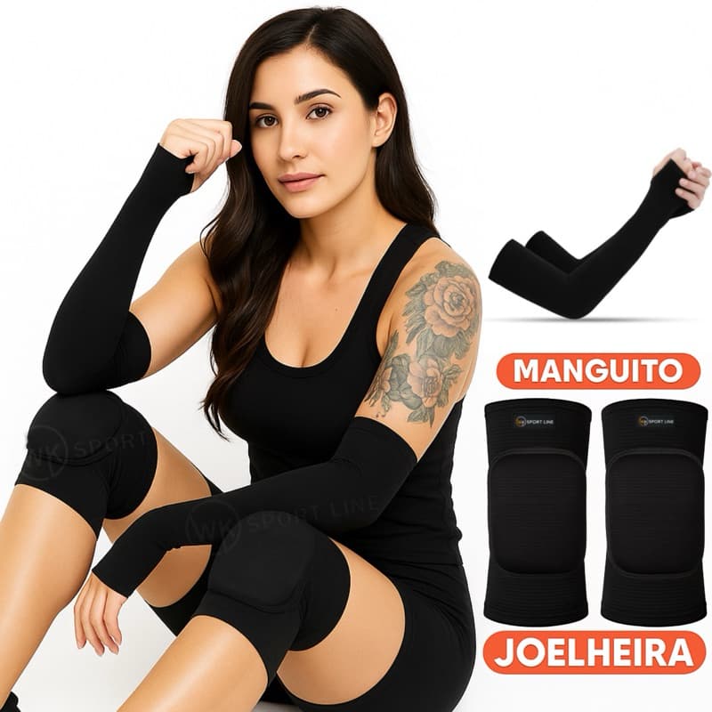 manguito + Joelheira Vôlei Clássica Original wk