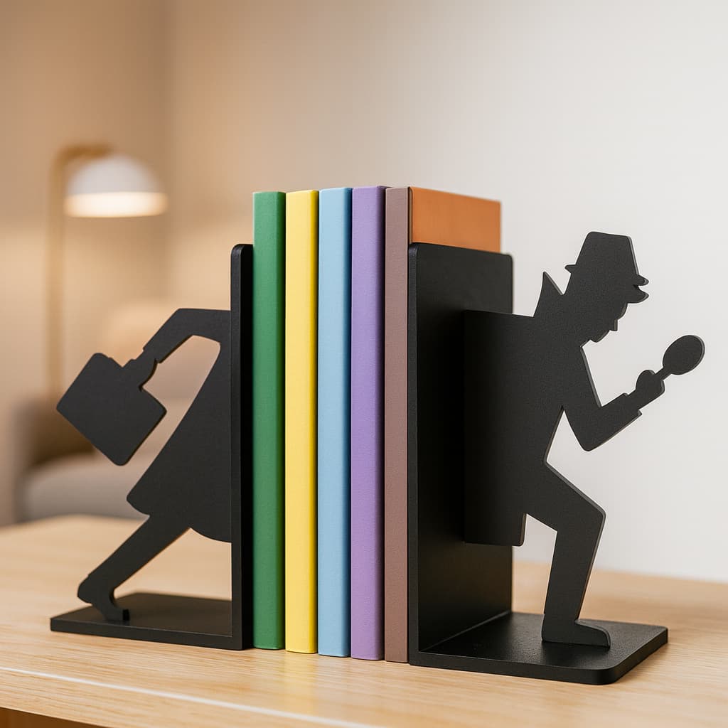 Aparador Suporte de Livros Sherlok Holmes