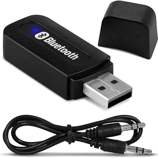Adaptador Receptor Bluetooth Usb Musica P2 Chamada Som Carro