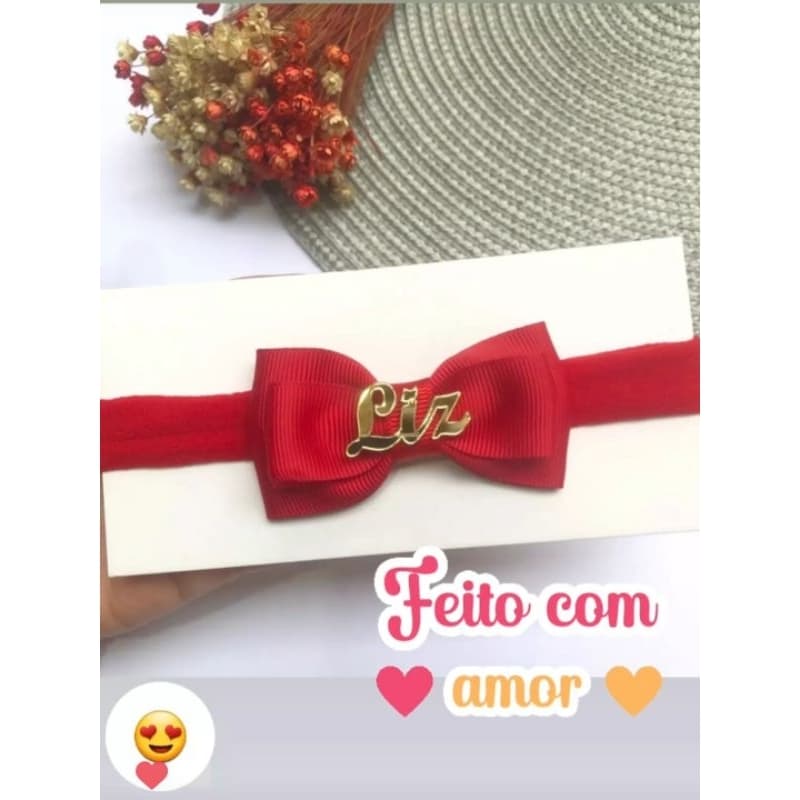 Laço com Nome Personalizado, Nome, Laço Infantil