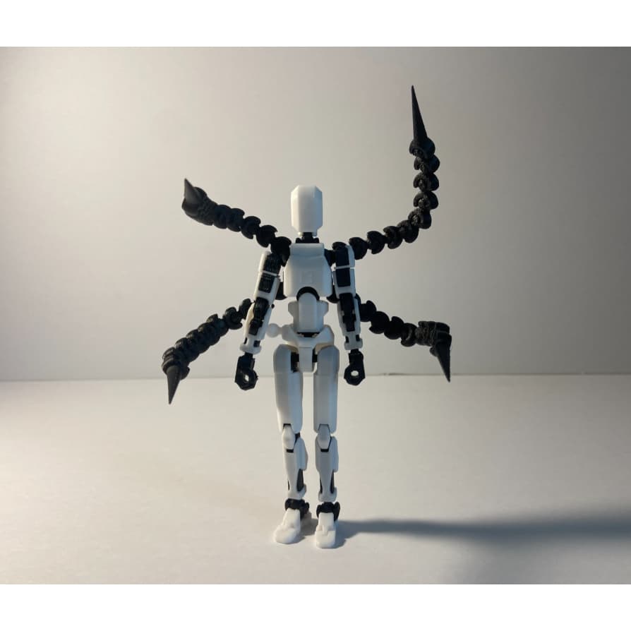Braços Doutor Octopus para Dummy 13 Acessórios Brinquedo Decoração - Impressão 3D