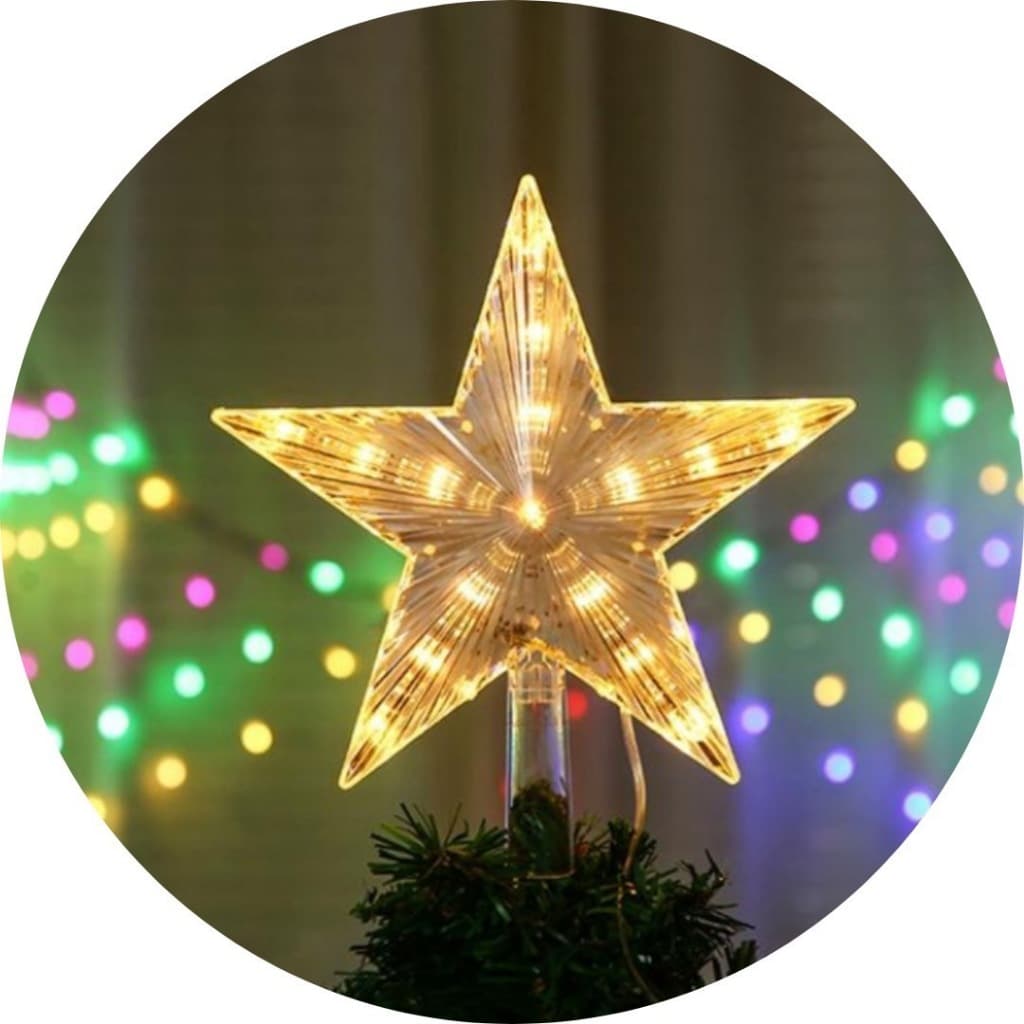 Estrela Ponteira Leds Bivolt 18cmx18cm 11666/11565