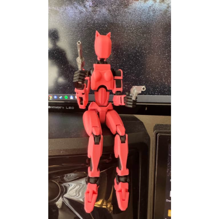 Cabeça de Gato para Boneco Dummy 13 Articulado Acessórios Varias Cores - Impressão 3D