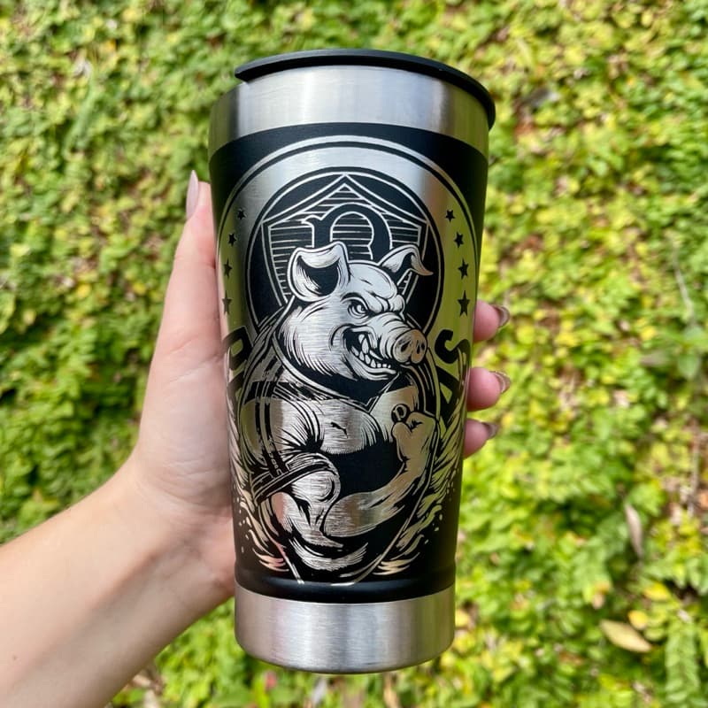 Copo Térmico Personalização em 360 Graus Palmeiras New 73 ML Personalizado Time