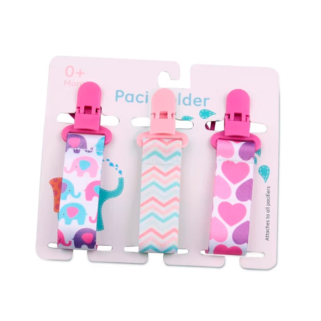 3 Prendedor De Chupeta para Menina