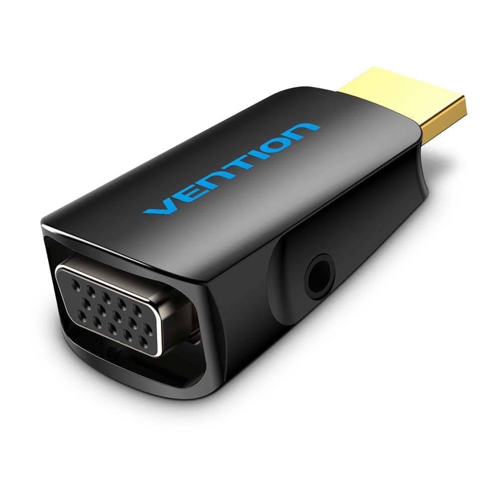 Vention - Adaptador HDMI para VGA + Áudio 3.5mm (P2) 1080P