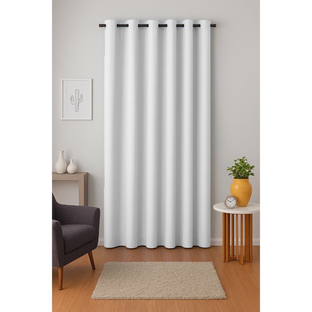 Cortina Blackout Corta Luz 1,40 X 2,30 Antimofo Sala Quarto Banheiro