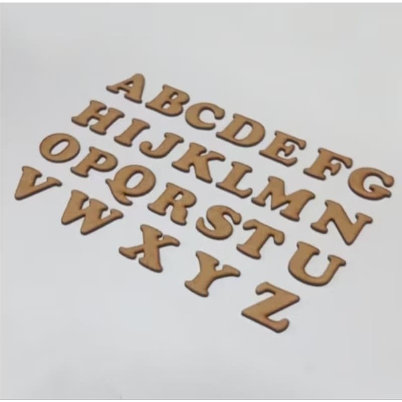 Letras Em MDF 10X7CM Resistente Alta Qualidade Ótimo Custo-Benefício Compre Já