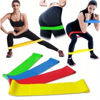 Kit 5 Faixa Elástica Super Mini Band Para Treino Exercícios