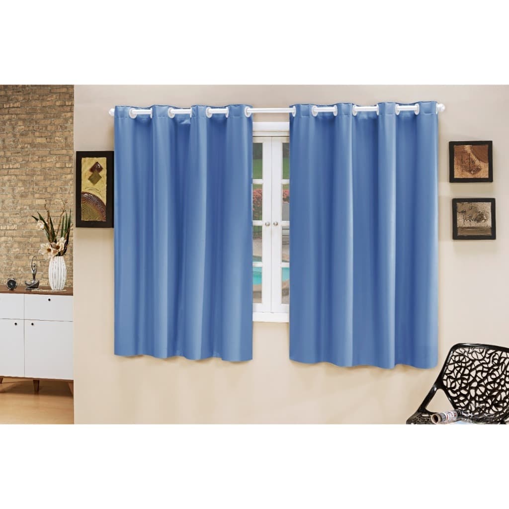 Cortina Blackout Corta Luz 2,20 X 1,30 Blecaute Antimofo Sala Quarto Cozinha Escritorio