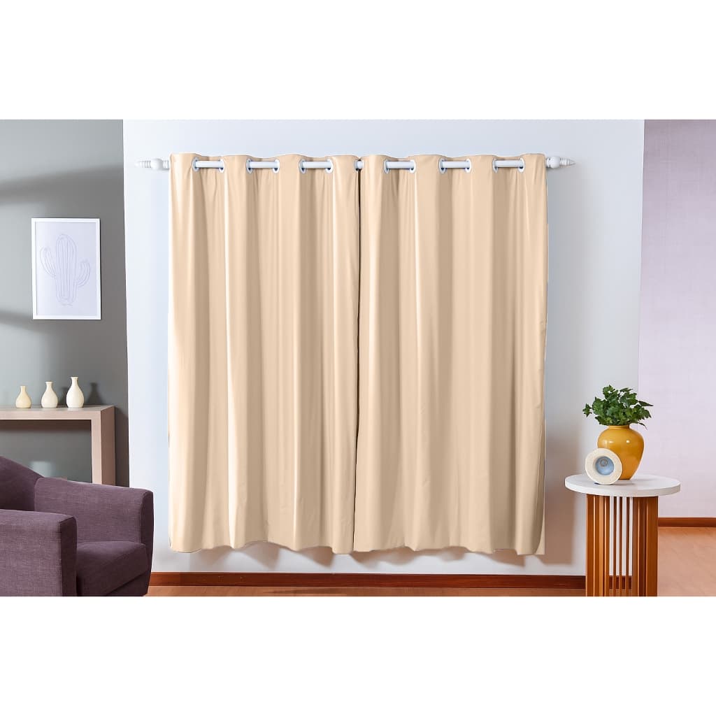 Cortina Blackout Corta Luz 2,80 X 2,00 Blecaute Antimofo Sala Quarto Cozinha Escritorio