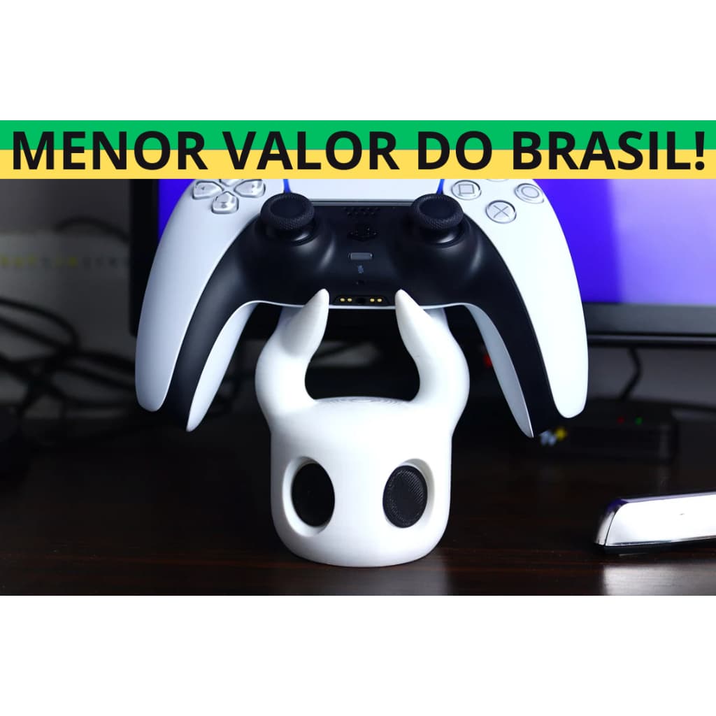 SUPORTE CONTROLE HOLLOW KNIGHT PARA PS4, PS5, PS3, XBOX 360, XBOX ONE, SERIES S, SERIES X, NINTENDO SWITCH SWITCH 2 PRO
