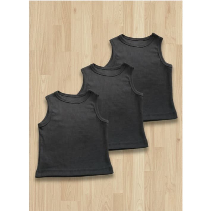 Kit 3 Cropped Regata Canelada Ribana Algodão Premium Confortável Blusa Canelada Toque Macio