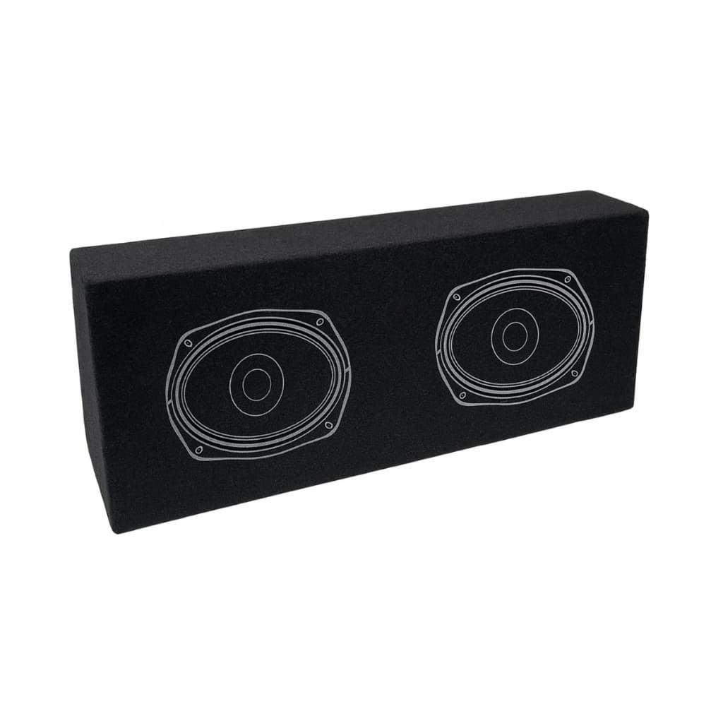 Caixa De Som Horizontal Para Carro Alto Falante Oval 6x9 10L