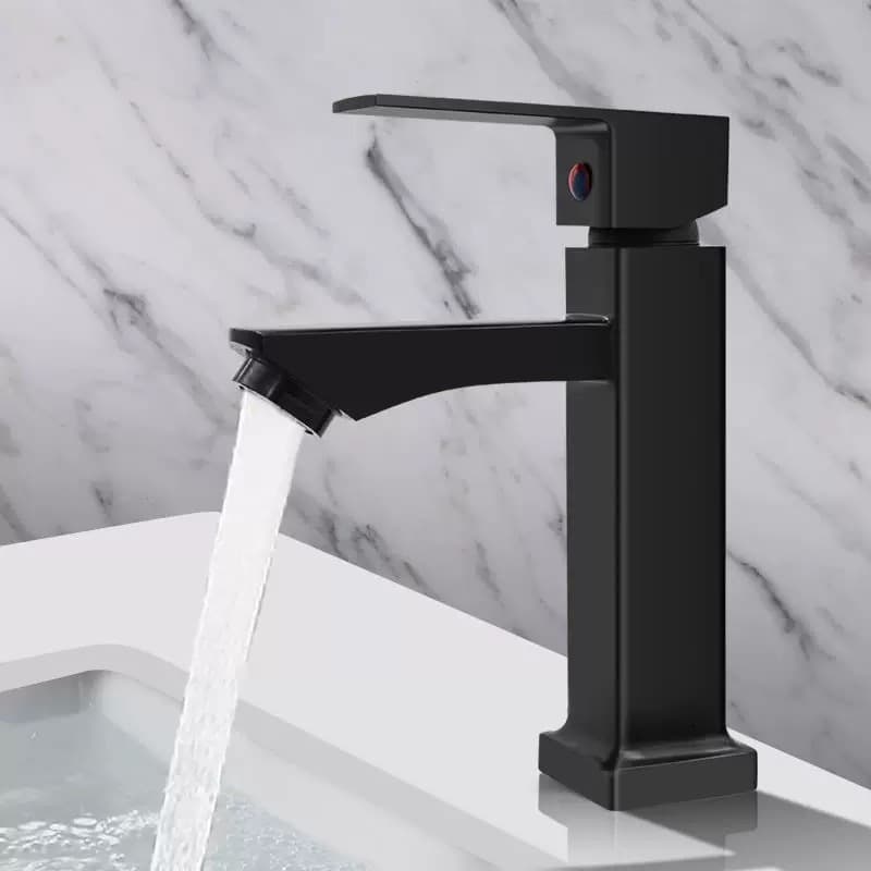 Torneira De Banheiro Cuba Quadrada Torneira Para Banheiro Lavabo Aço Inox Água Fria