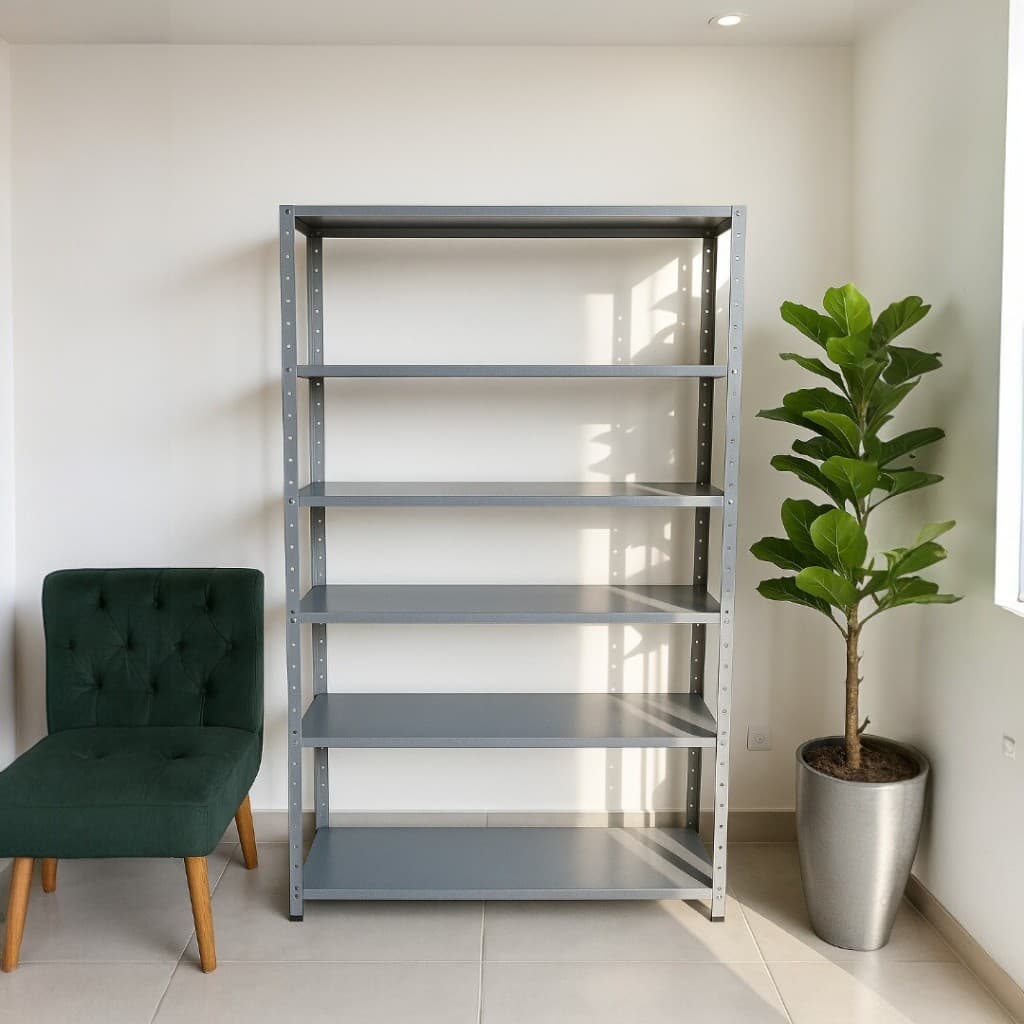Estante Prateleira 6 Bandejas em Aço Industrial Multiuso 180x90x27,5 Envio Imediato