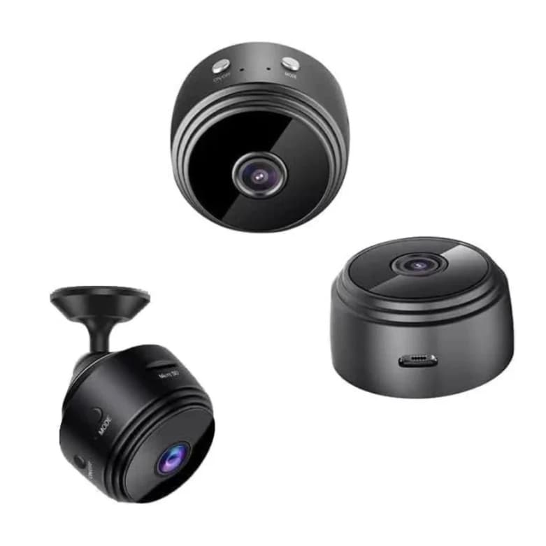 Mini Câmera de Vigilância A9 1080P Wi-Fi Visão Noturna Monitoramento 24h discreto