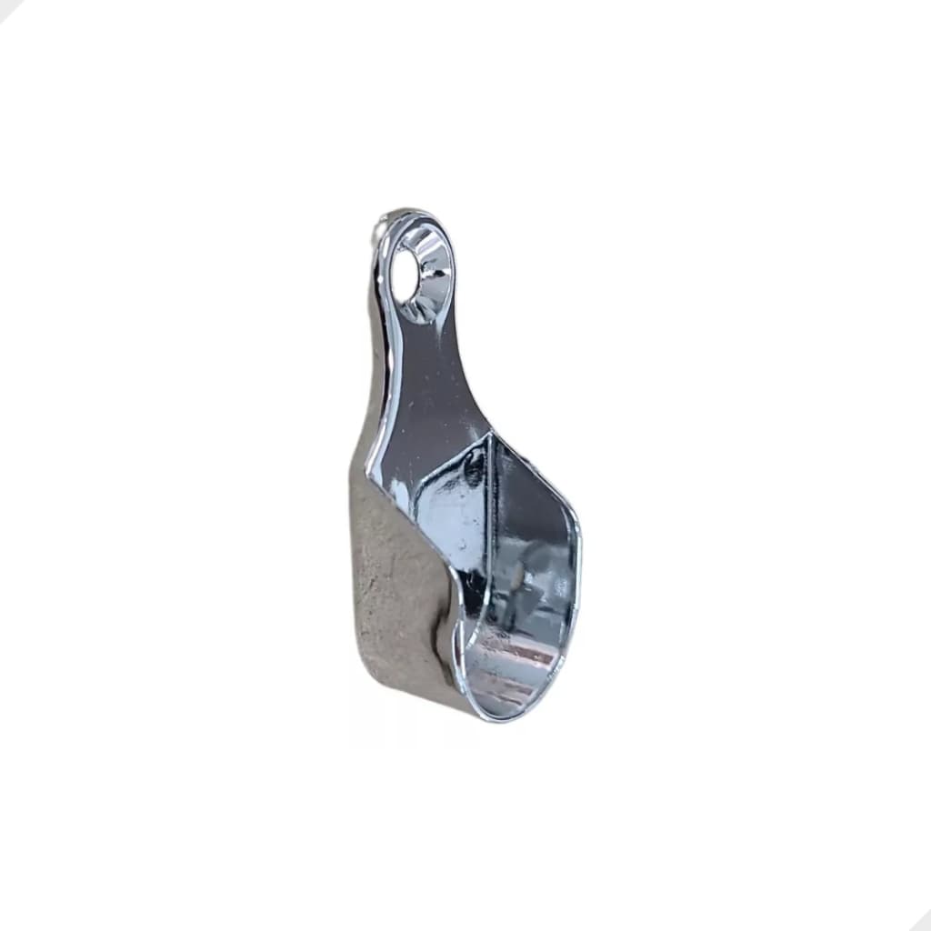 Suporte Lateral Para Guarda Roupa Tubo Cabideiro Oval Oblongo Metal Reforçado