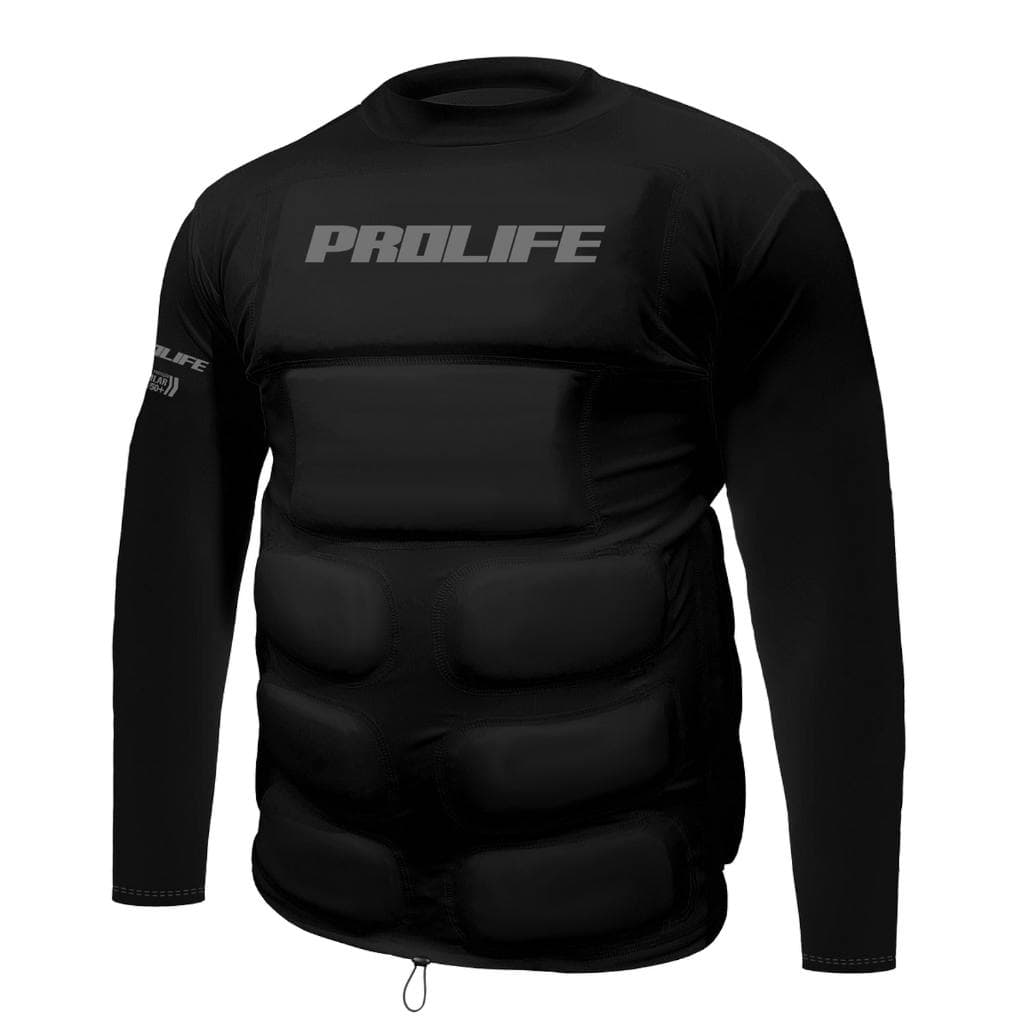 Camisa Flutuadora Mangas Longas Floater Prolife Original Lycra Proteção UV 50+ EAF Wake Kite Surf