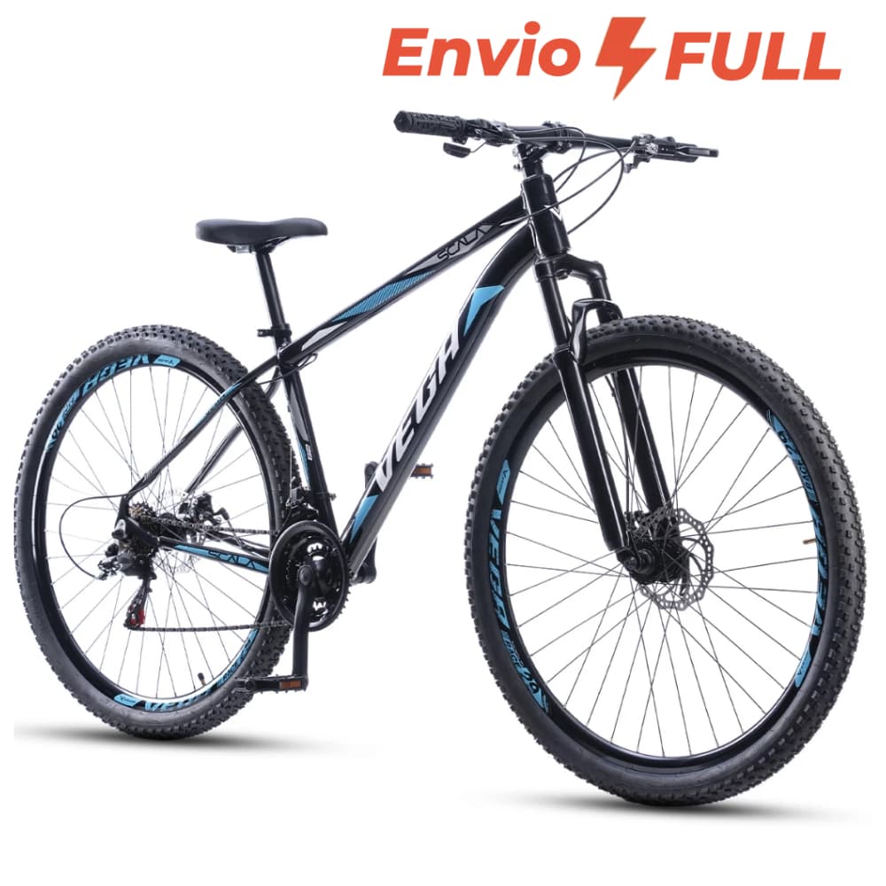 Bicicleta Aro 29 Vega 21v Index Freio Disco Alumínio Suspensão MTB