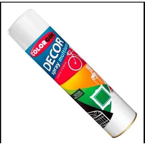 Tinta Spray Colorgin Decor Branco brilahnte 360