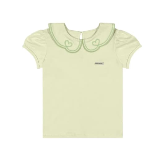Blusa Infantil Menina Gola Bordada Colorittá