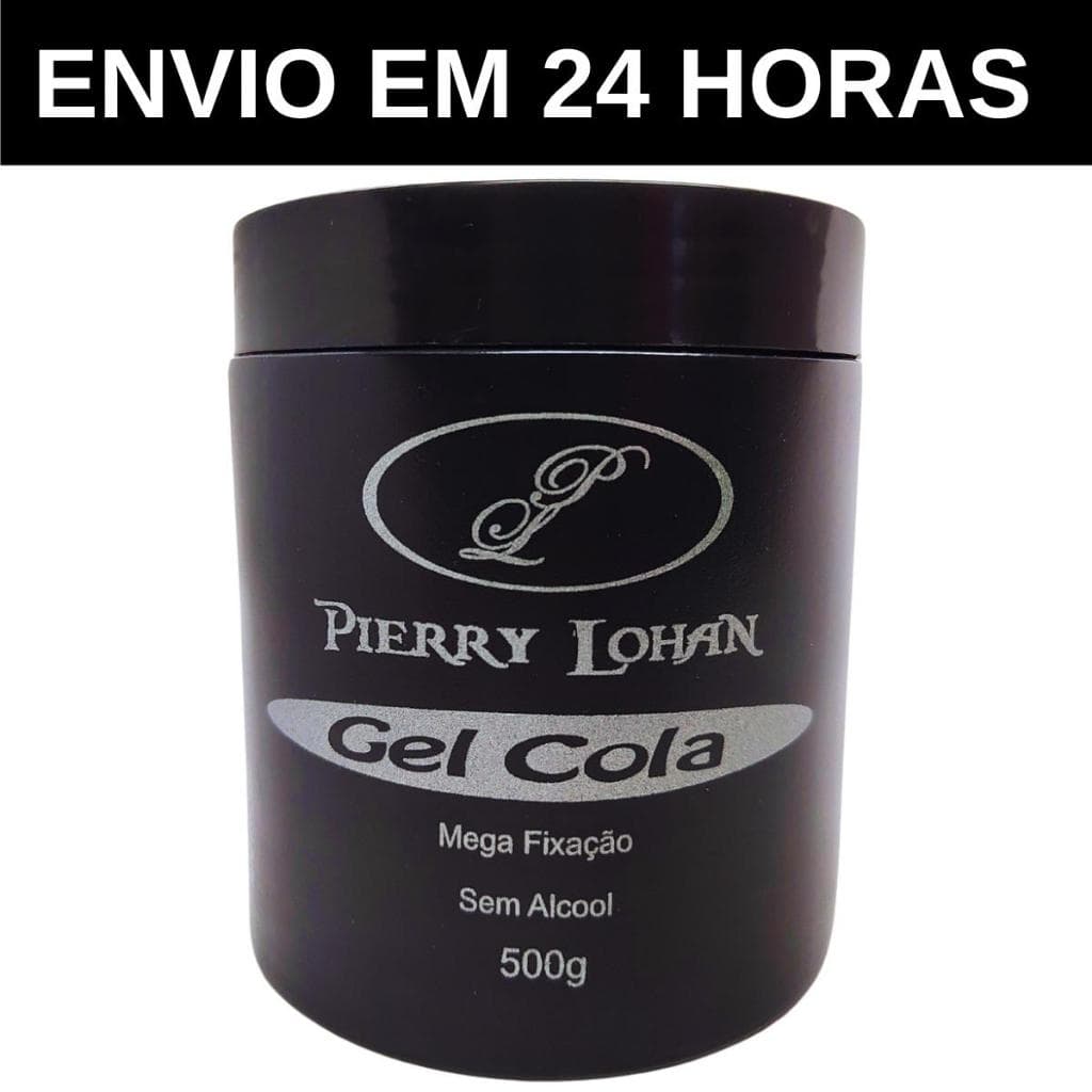 Gel Cola Mega Fixação Pierry Lohan Sem Álcool 500g Tranças Baby Hair - Envio em  24 horas