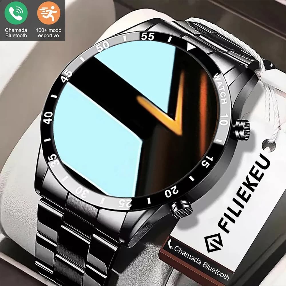 FILIEKEU Relógios Inteligentes Homens Chamada Bluetooth À Prova D'água Esportivo Fitness Smartwatch