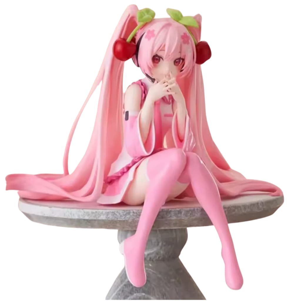 Action Figure Hatsune Miku Rosa Cereja