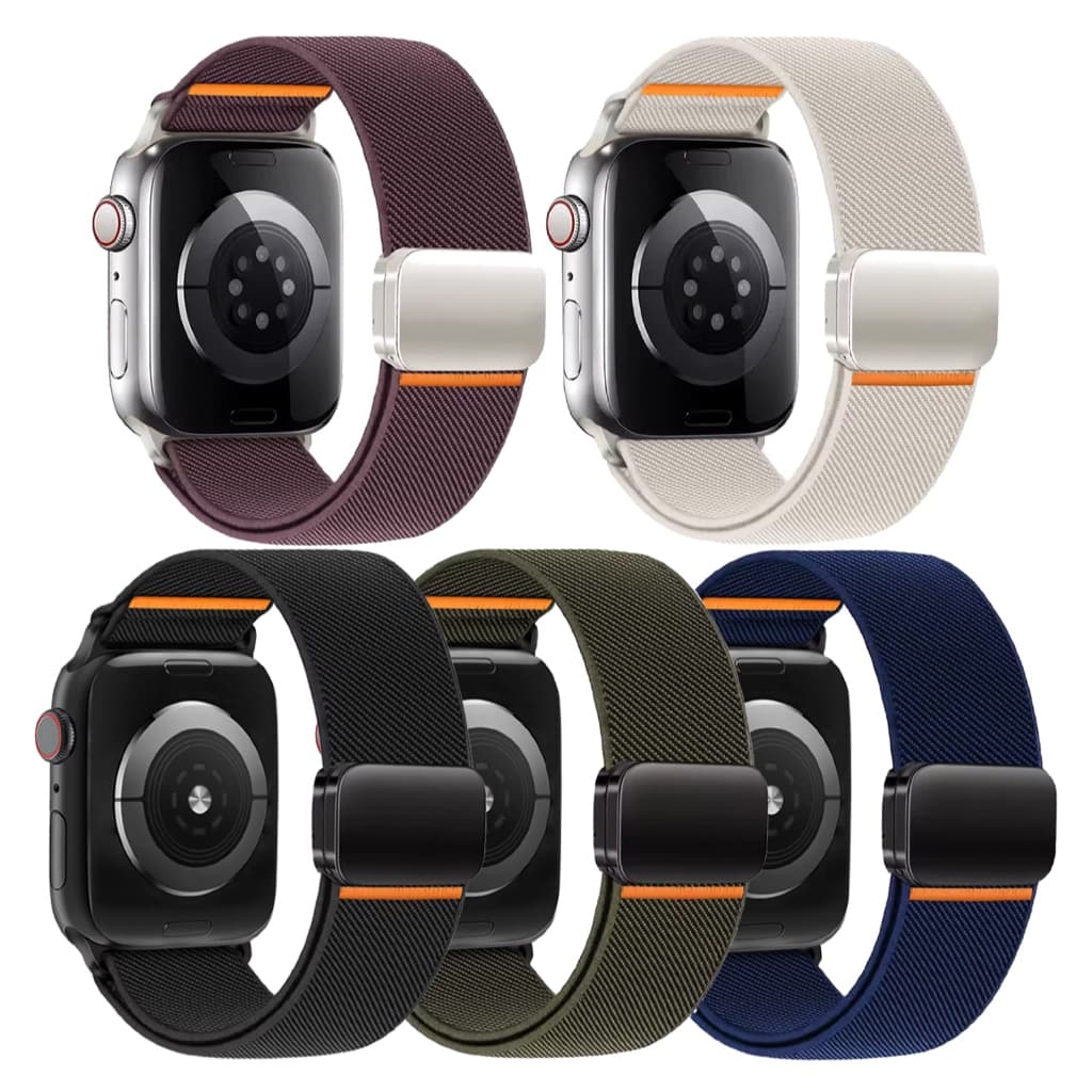 Pulseira Nylon Magnética Line Compatível com Apple Watch - NÃO É UM RELÓGIO
