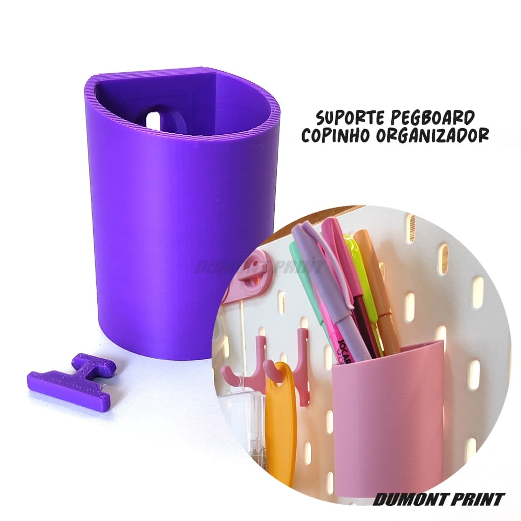 Suporte Organizador Porta canetas para Pegboard