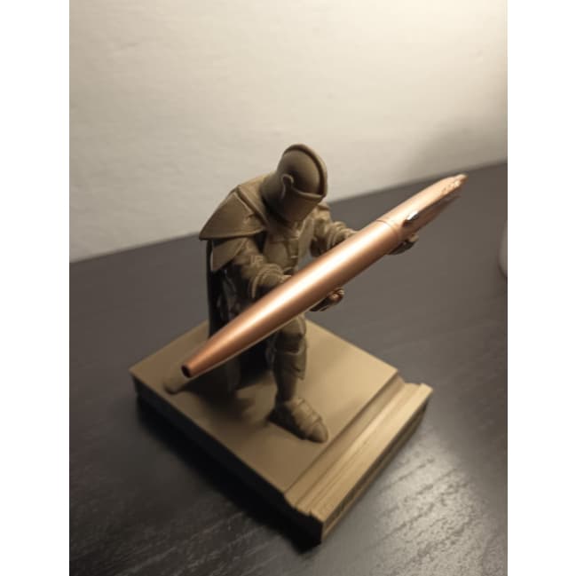 Cavaleiro da Pena Porta-canetas Cavaleiro Medieval - Impressão 3d