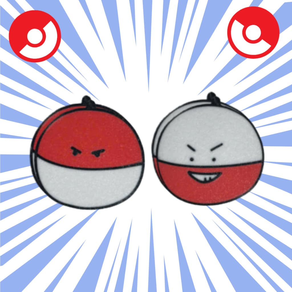 Chaveiro Pokemon Voltorb e Electrode