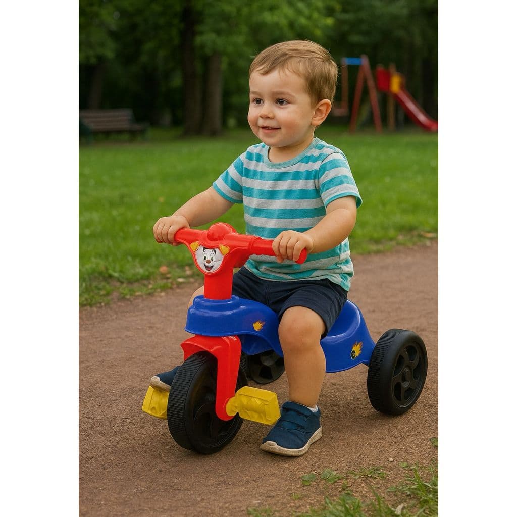 Triciclo Infantil Motoca Pais e Filhos Velocipide Carrinho de Passeio menino e menina