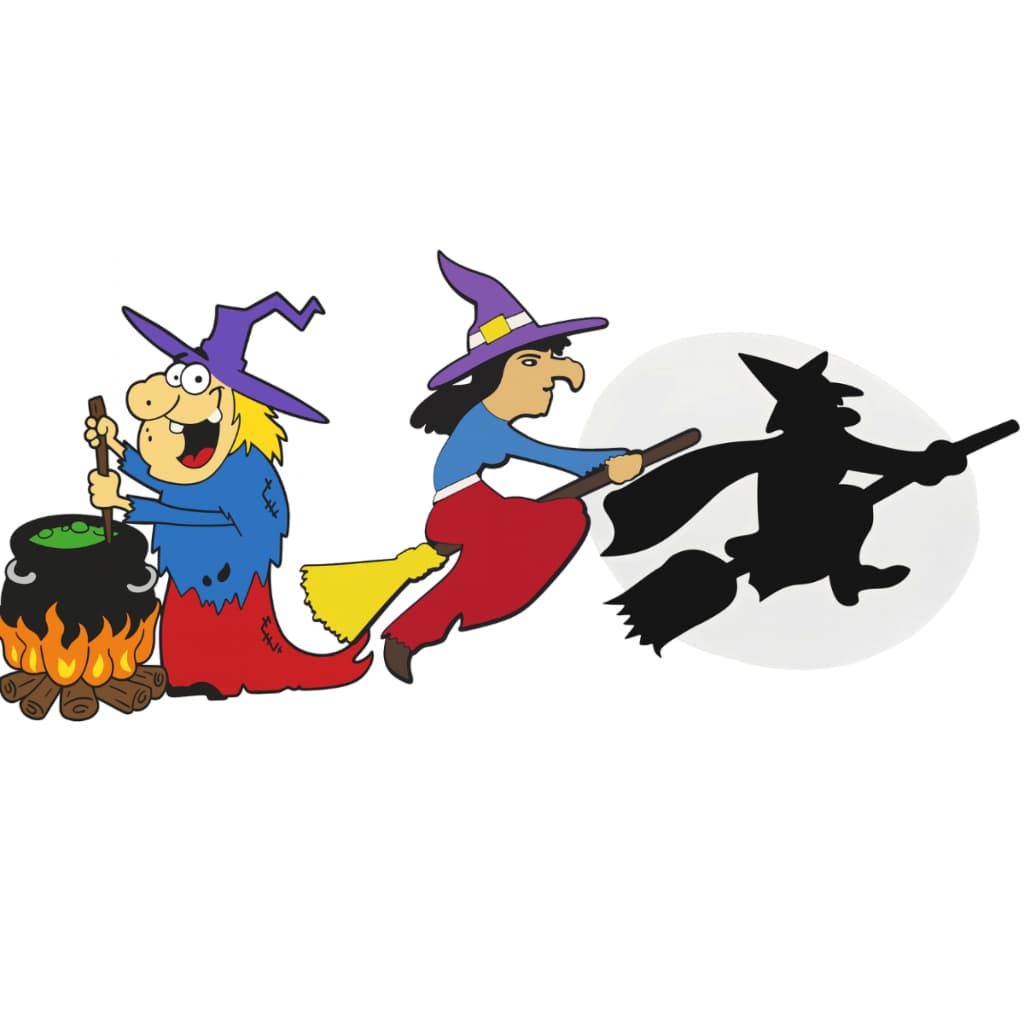 Painel De Halloween Decoração Bruxa Para Festa Em EVA
