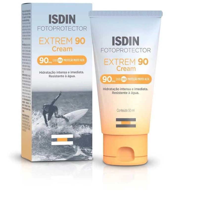 Protetor Solar Facial Isdin Fotoprotector Extrem 90 Cream FPS 90 50ml