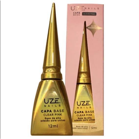 Capa Base Gel Clear/ Clear Pink 12ml UZE Nails