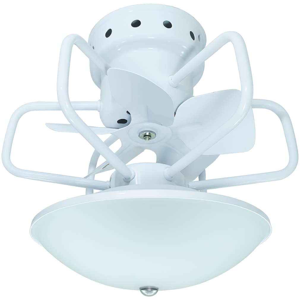 Ventilador de Teto Potente Branco para Quarto Com Chave Rotativa 127/220v