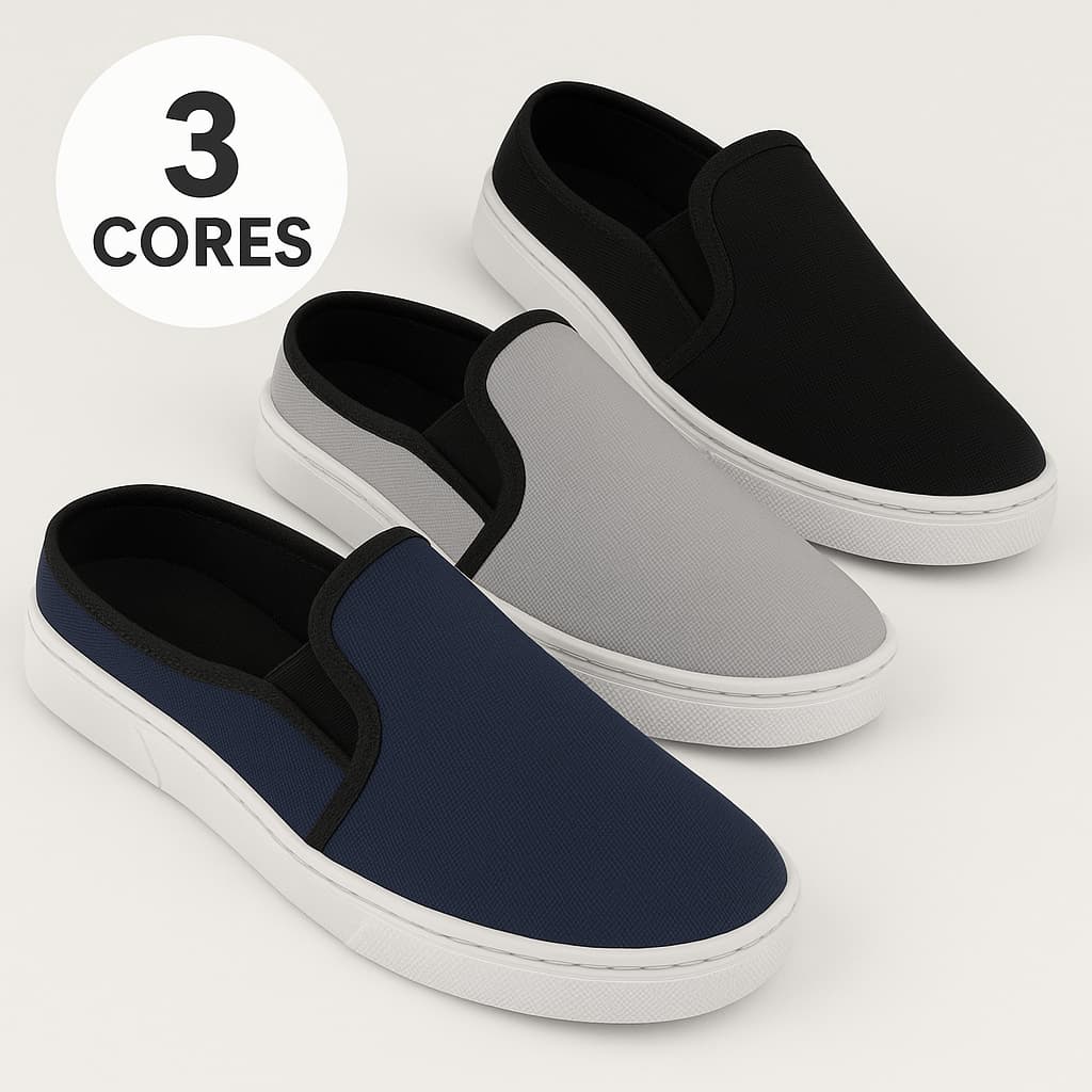 Mule Masculino Estilo Casual Confortável e Resistente